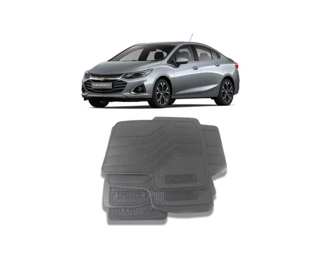 Jogo de tapete PvC - Chevrolet Cruze