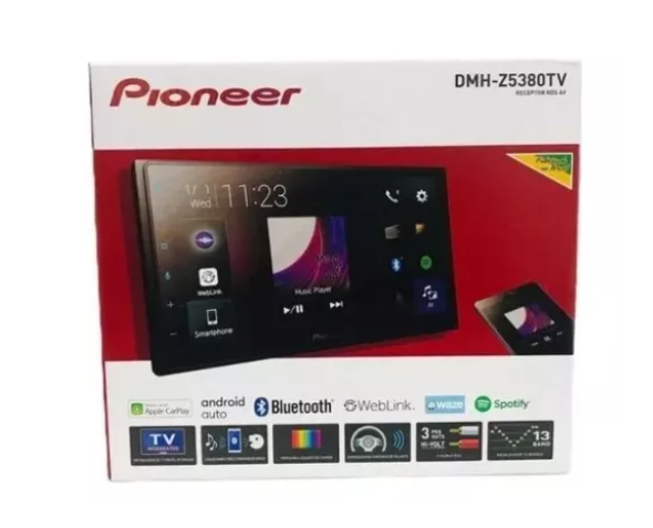 Multimídia Pioneer Dmh-z5380tv Touch 6,8 Pol Bt Tv Fm Usb