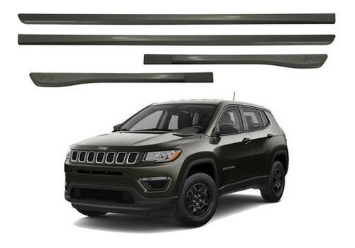 Jogo De Frisos Laterais Jeep Compass - Verde Recon